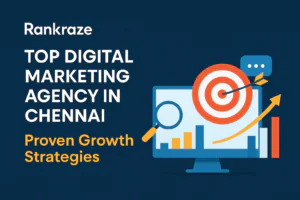 Rankraze team executing digital marketing strategy in Chennai office Fuel Your Digital Growth with Rankraze – Chennai’s Leading Marketing Agency